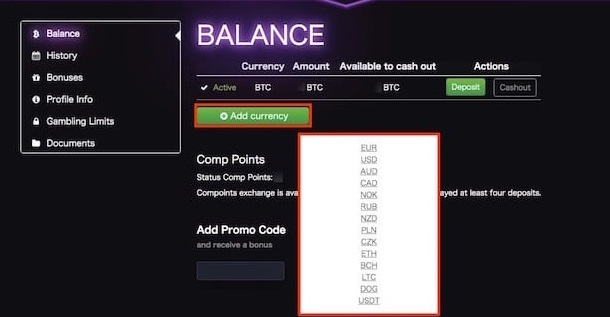 7ビットカジノ入金